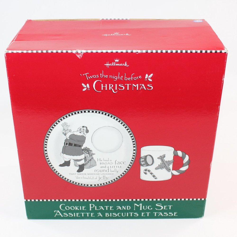 Hallmark Santa Claus Cookie Plate And Mug Set - Picture 11 of 12